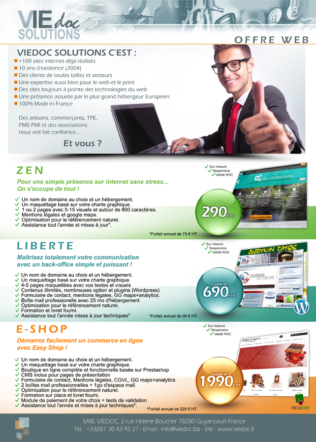 Gamme Viedoc Solutions de sites internets