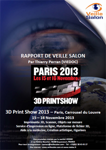3D Print Show Paris 2013
